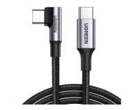 UGREEN Kabel USB-C do USB-C kątowy US334 5A PD 100W 2m czarny - 1489149 - zdjęcie 2